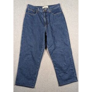 LL Bean Women Jeans 12x25 Reg Floral Flannel Lined Double L Relaxed Fit Straight